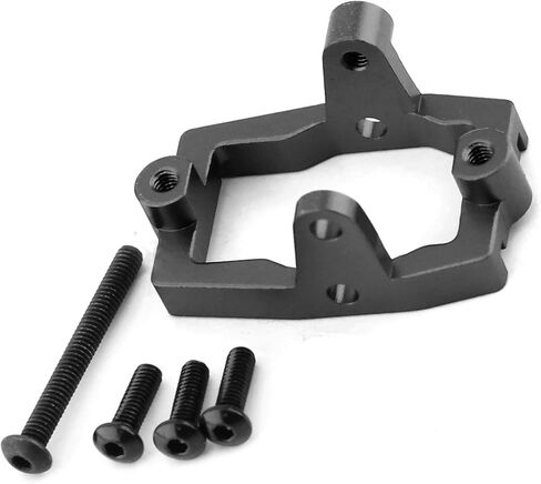 Servo Mount 9739 Aluminum Alloy for 1/18 RC Crawler Traxxas TRX4M Upgrade Parts (Black) in Saudi Arabia
