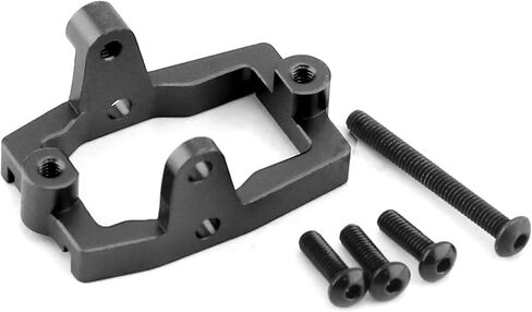 Servo Mount 9739 Aluminum Alloy for 1/18 RC Crawler Traxxas TRX4M Upgrade Parts (Black) in Saudi Arabia