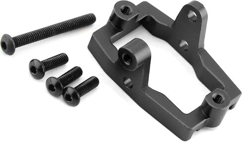 Servo Mount 9739 Aluminum Alloy for 1/18 RC Crawler Traxxas TRX4M Upgrade Parts (Black) in Saudi Arabia