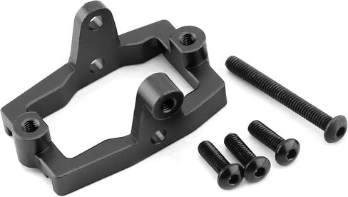 Servo Mount 9739 Aluminum Alloy for 1/18 RC Crawler Traxxas TRX4M Upgrade Parts (Black) in Saudi Arabia