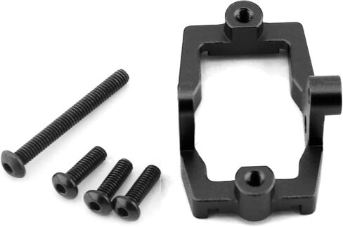 Servo Mount 9739 Aluminum Alloy for 1/18 RC Crawler Traxxas TRX4M Upgrade Parts (Black) in Saudi Arabia