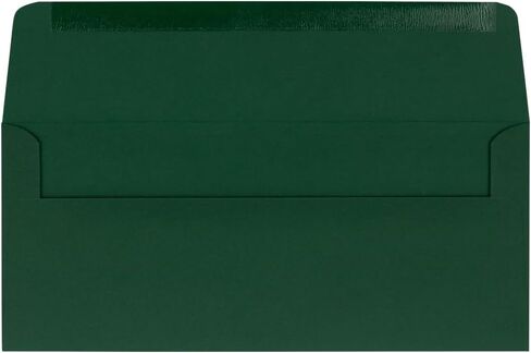 JAM PAPER #10 مظاريف Business Premium - 4 1/8 x 9 1/2 - أخضر داكن - 50/عبوة in Saudi Arabia