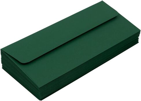 JAM PAPER #10 مظاريف Business Premium - 4 1/8 x 9 1/2 - أخضر داكن - 50/عبوة in Saudi Arabia
