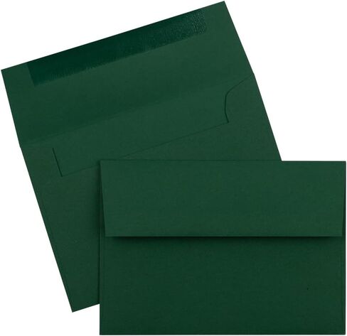 JAM PAPER #10 Business Premium Envelopes - 4 1/8 x 9 1/2 - Dark Green - 50/Pack in Saudi Arabia