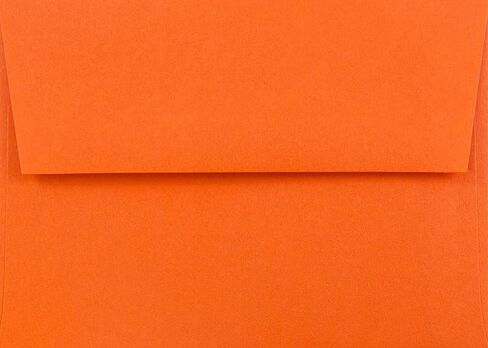 Pumpkin Orange 100 Boxed A2 (4-3/8 x 5-3/4) Envelopes for 4-1/8 X 5-1/2 Enclosures Invitations Announcements Showers from The Envelope Gallery in Saudi Arabia