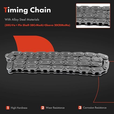 A-Premium Engine Timing Chain Kit W/Tensioner & Sprocket & Guide [OHV, V6 4.0L] Compatible with ford Aerostar 95-97, Explorer Ranger 95-00 & Mazda B4000 97-00 in Saudi Arabia