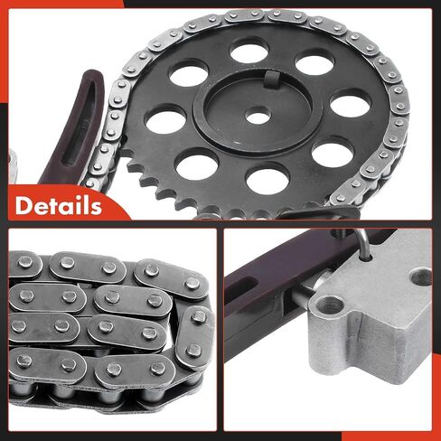 A-Premium Engine Timing Chain Kit W/Tensioner & Sprocket & Guide [OHV, V6 4.0L] Compatible with ford Aerostar 95-97, Explorer Ranger 95-00 & Mazda B4000 97-00 in Saudi Arabia