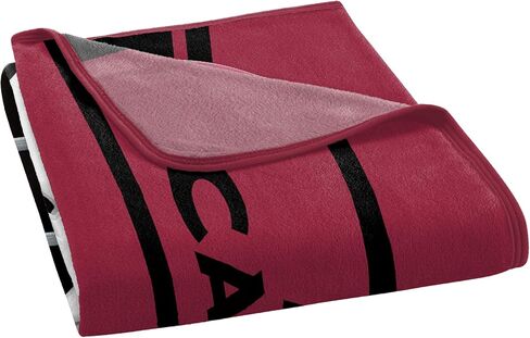 Northwest NFL Arizona Cardinals 46x60 Micro Raschel Run Design Rolled Blanket, Team Colors, One Size (1NFL059050080RET) in Saudi Arabia