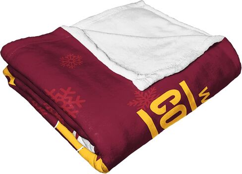 Northwest NFL Washington Commanders Gnomie Love Silk Touch Throw Blanket, Team Colors, 50" x 60" in Saudi Arabia