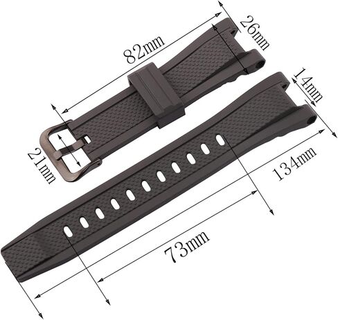 الراتنج استبدال حزام (استيك) ساعة ل كاسيو GST-210 GST-W110 GST-W100 GST-S110 GST-S100 GST-B100 GST-S300 حزام ساعة اليد in Kuwait