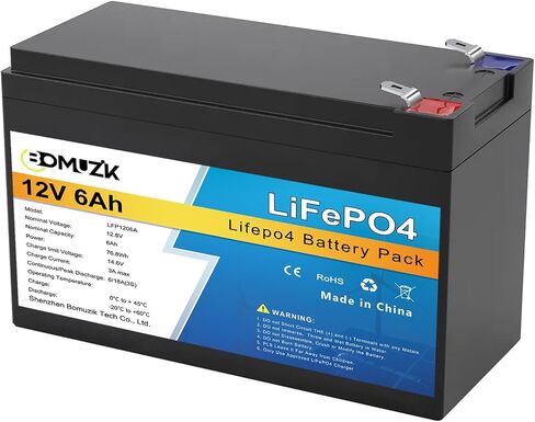 12V 15Ah LiFePO4 Battery, Rechargeable Deep Cycle Lithium Batteries Replace UB12120, EXP1212, 6FM12, LHR12-12, GPS12-12, ML15-12 NT12-15,F2 in Saudi Arabia