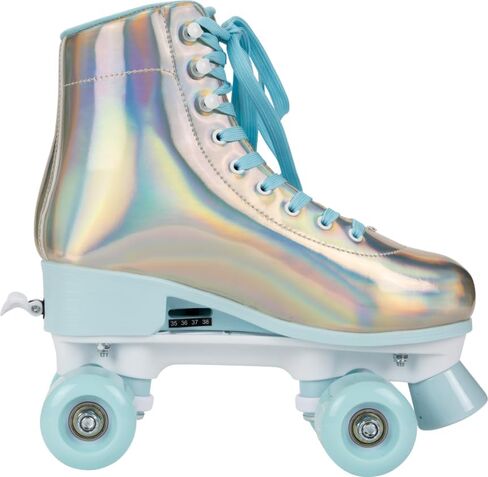 أحذية تزلج رباعية العجلات من GEM - أزرق مجسم، مقاس 7-10 in Kuwait