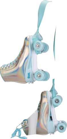 أحذية تزلج رباعية العجلات من GEM - أزرق مجسم، مقاس 7-10 in Kuwait