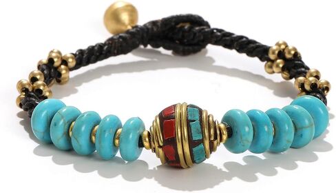 Handmade Boho Bohemian Bracelets for Women and Men Stackable Braided Woven Bracelet in Saudi Arabia