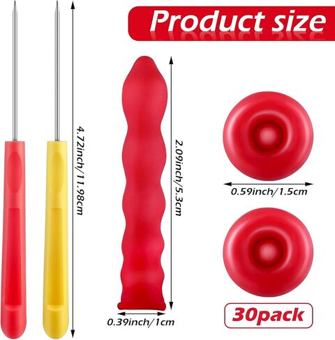 30 قطعة من غطاء السد و4 قطع من أدوات ثقب مقبض بلاستيكي مخروطي، غطاء مانع تسرب أنبوب السد، غطاء موفر للسد، أغطية أطراف السد لختم الأسمنت الزجاجي، الحفاظ على أنبوب السد المفتوح in Kuwait