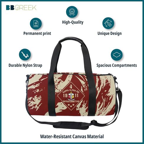 البائع الرسمي لـ Kappa Alpha Psi - حقيبة القماش الخشن - Nupe - أدوات الأخوة in Kuwait