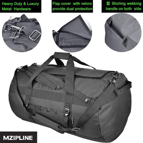 96L XL Large Backpack Duffle Bag Water Resistant Sport Gym Overnight Weekender Holdall Bag,Travel Duffel Bag With Activated Carbon Lining in Saudi Arabia