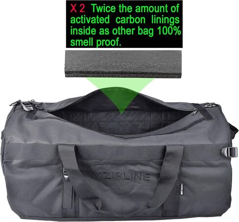 96L XL Large Backpack Duffle Bag Water Resistant Sport Gym Overnight Weekender Holdall Bag,Travel Duffel Bag With Activated Carbon Lining in Saudi Arabia