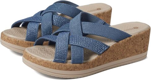 BZees Women's Reign Machine Washable Comfort Wedge Sandal in Saudi Arabia