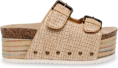 صندل كالي للسيدات من Steve Madden، الرافية الطبيعية، 6 in Saudi Arabia