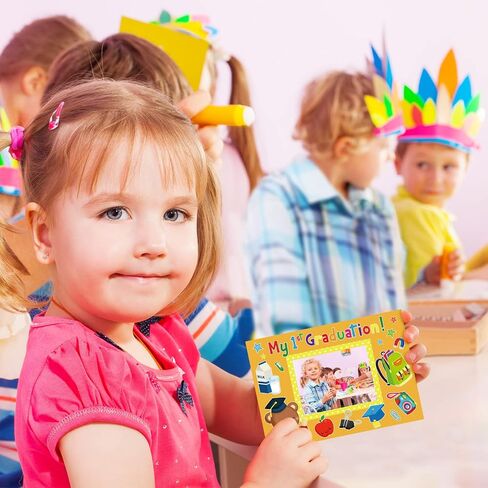 24 Sets Graduation Picture Frame Congrats Grad Party Favor Kindergarten DIY Craft Picture Frame School Photo Frame Craft Kits for Kids Arts Craft Preschool Party Decoration Classroom Game Activities in Saudi Arabia