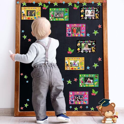24 Sets Graduation Picture Frame Congrats Grad Party Favor Kindergarten DIY Craft Picture Frame School Photo Frame Craft Kits for Kids Arts Craft Preschool Party Decoration Classroom Game Activities in Saudi Arabia
