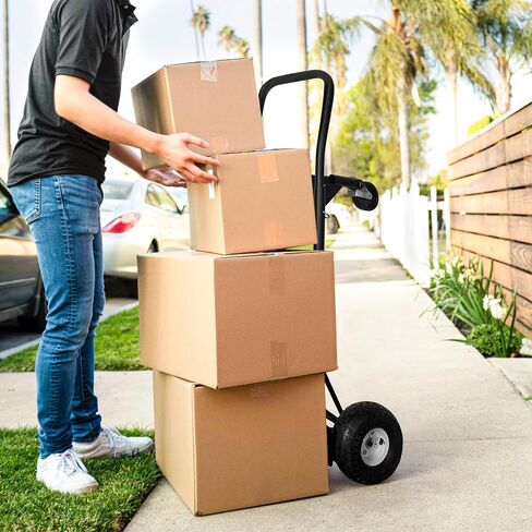 شاحنة يدوية قابلة للتحويل من الفولاذ بوزن 800 رطل من Olympia Tools مع عجلات هوائية مقاس 10 بوصات للاستخدام المنزلي والمكتبي in Saudi Arabia