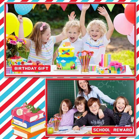 100 Pcs Fun Pencils for Kids Bulk Pompom Fluffy Pencils Cute Fuzzy Pencil Multicolored Wooden Pencil Colorful with Fur Ball for Children Students School Classroom Birthday Party Favor Rewards Gift in Saudi Arabia