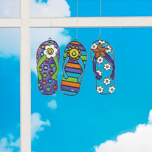 Fun Express Paint Your Own Suncatchers-Summer Theme (Cactus) in Saudi Arabia