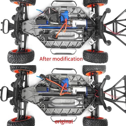 أجزاء ترقية عمود الإدارة المركزي من الألومنيوم لسيارة 1/10 Slash 4X4 RC (أزرق داكن) in Kuwait