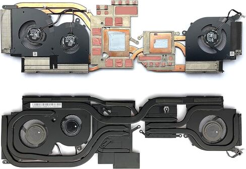 مروحة تبريد وحدة المعالجة المركزية + وحدة معالجة الرسومات مع بديل مبدد الحرارة لـ MSI GS66 Stealth (Intel 10th Gen، GeForce RTX 30 Series) 10UG 10UH 10UE MS-16V3 E322500770A87Y1L (ليس لسلسلة RTX 20 وIntel 11th Gen، 12th Gen) in Saudi Arabia