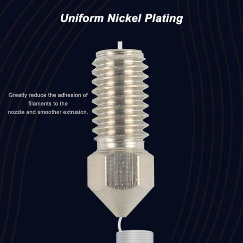 ترقية فوهة الطابعة ثلاثية الأبعاد المطلية بـ PTFE لـ Ankermaker M5 نصائح الطارد المضادة للالتصاق 0.2 0.4 0.6 0.8 1.0 مم حزمة متنوعة (10 قطع) in Kuwait