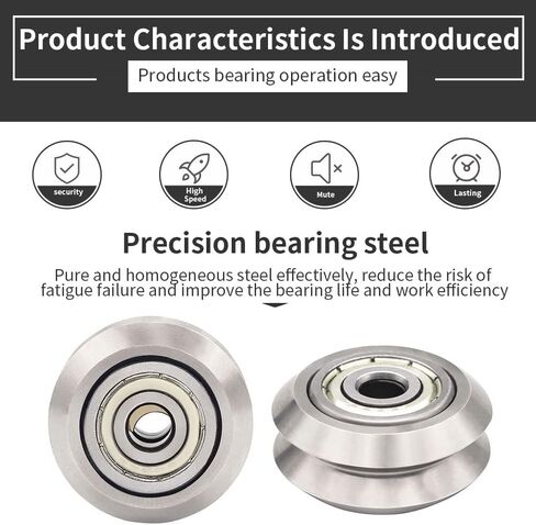 53 PCS 3D Printer Wheel Polycarbonate Pulley (13 PCS Polycarbonate Wheels, 10 PCS Hexagnal eccentric spacer 6mm, 20 PCS Round Column 6mm, 10pcs Screws for 3D Printer Roller Replacement in Kuwait