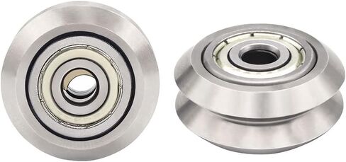 53 PCS 3D Printer Wheel Polycarbonate Pulley (13 PCS Polycarbonate Wheels, 10 PCS Hexagnal eccentric spacer 6mm, 20 PCS Round Column 6mm, 10pcs Screws for 3D Printer Roller Replacement in Kuwait