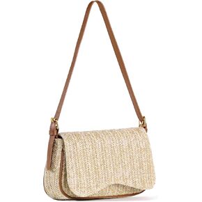 Richeart Straw Purses for Women - Summer Beach Shoulder Purse - Boho Clutch Underarm Bag in Saudi Arabia