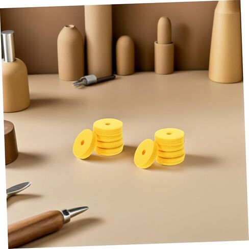 Toyandona 12pcs منصات مصنوعة من Toyandona Cymbal Mods مجموعة ملحقات أساسية للأسطوانة لخفض ضوضاء طبل موسيقى الجاز وتؤثر المرحلة المحسنة على التثبيت السهل المتوافق مع مواقف الصنج المختلفة in Saudi Arabia