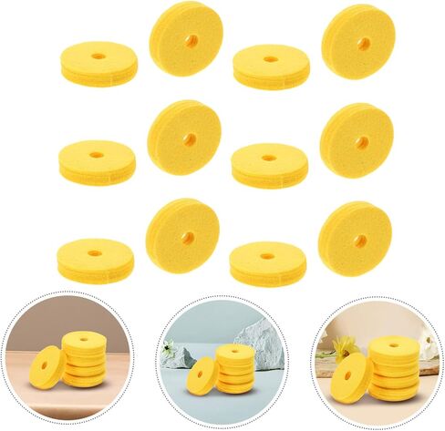 Toyandona 12pcs منصات مصنوعة من Toyandona Cymbal Mods مجموعة ملحقات أساسية للأسطوانة لخفض ضوضاء طبل موسيقى الجاز وتؤثر المرحلة المحسنة على التثبيت السهل المتوافق مع مواقف الصنج المختلفة in Saudi Arabia