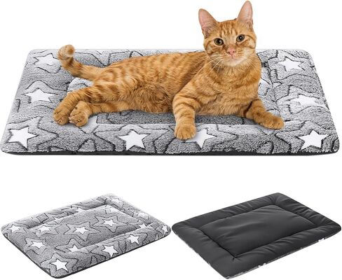 Namalu 2 PCS Dog Crate Crate Pads حصيرة قابلة للقطار قابلة للغسل للوسادة المتوسطة القابلة للانعكاس للحيوانات الأليفة ، بارد ودافئ آلة نوم حصيرة ناعمة ، 20 × 30 × 1. 6 بوصة in Kuwait