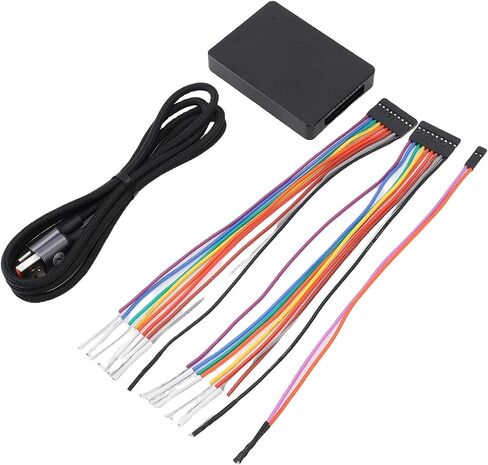 Generic 16 Channel USB Logic Analyzer Device, 250MHz, 16G Streaming Mode, Multiple Protocol Decoders, USB 2.0 Type C for XP to 10, MacOS X, Adjustable Thresholds and Masking Lines in Saudi Arabia
