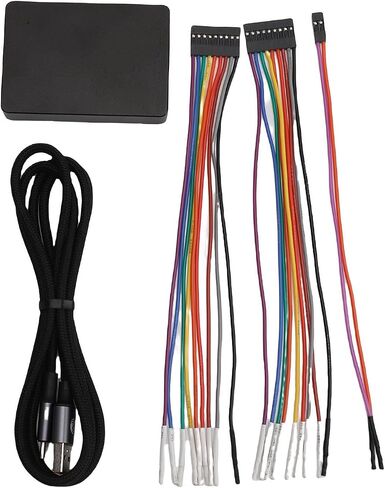 Generic 16 Channel USB Logic Analyzer Device, 250MHz, 16G Streaming Mode, Multiple Protocol Decoders, USB 2.0 Type C for XP to 10, MacOS X, Adjustable Thresholds and Masking Lines in Saudi Arabia