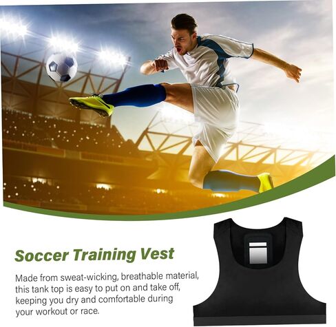 Soccer Training Equipment, Spandex Soccer Training Trackers Vest with GPS, Breathable Flexible Fit Trackers for Men Women Football Equipment for in Saudi Arabia