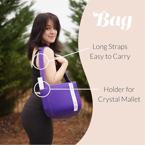 FMTY 10inch Crystal Singing Bowls مجموعة محافظ الملعب (± 10 هرتز) الأصفر (الضفيرة الشمسية)+ الأزرق (الحلق) مع صوتية صوتية تحمل ناعم in Kuwait