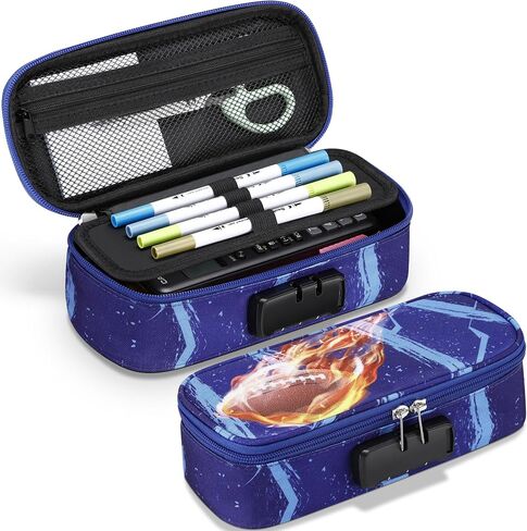 Zannaki Mesh Large Pencil Case,Expandable Pencil Bag with Large Compartments,Big Capacity Pencil Pouch Organizer with Zipper, Portable Stationery Pen Bag,Deformable School Supplies For Teen Girls Boys in Saudi Arabia
