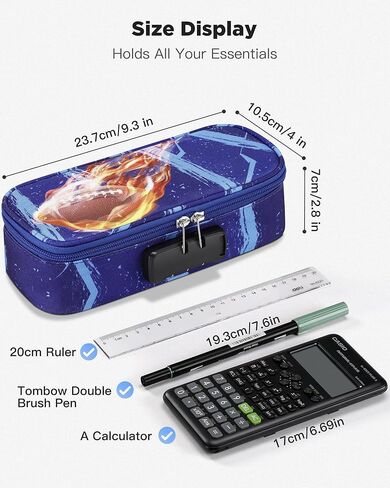 Zannaki Mesh Large Pencil Case,Expandable Pencil Bag with Large Compartments,Big Capacity Pencil Pouch Organizer with Zipper, Portable Stationery Pen Bag,Deformable School Supplies For Teen Girls Boys in Saudi Arabia