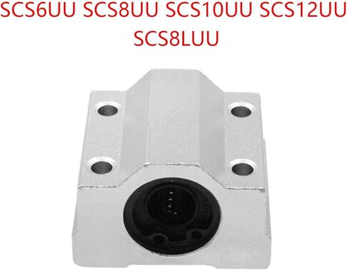 10pcs شرائح تحمل خطية ، نموذج SC10UU ، SCS10UU ، SCS8UU ، SCS6UU ، SCS12UU ، SCS8LUU ، يستخدم بشكل رئيسي لقطع غيار CNC ، أجزاء الطابعة ثلاثية الأبعاد (SCS8LUU) in Kuwait