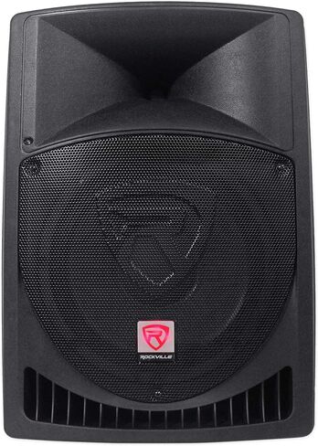 Rockville Pair RPG12 12" 1600w Powered PA/DJ Speakers + 2 Stands + 2 Cables+Bag in Kuwait
