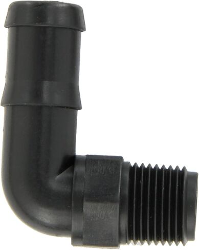 Banjo HB050/075-90 Polypropylene Hose Fitting, 90 Degree Elbow, 1/2" NPT Male x 3/4" Barbed in Saudi Arabia
