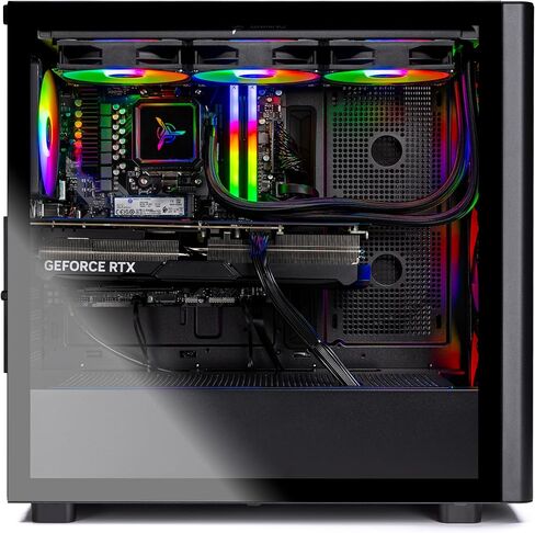 Skytech Viper Gaming PC سطح مكتب ، Ryzen 7 9800x3d 4.7 GHz (5.2 GHz Turbo) ، NVIDIA RTX 5080 16GB ، 2TB NVME SSD ، 64GB DDR5 RAM 6000 RGB ، 850W GOLD ATX 3 PSU ، 360MM ARGB AIO ، WI-FI ، WIN 11 in Kuwait