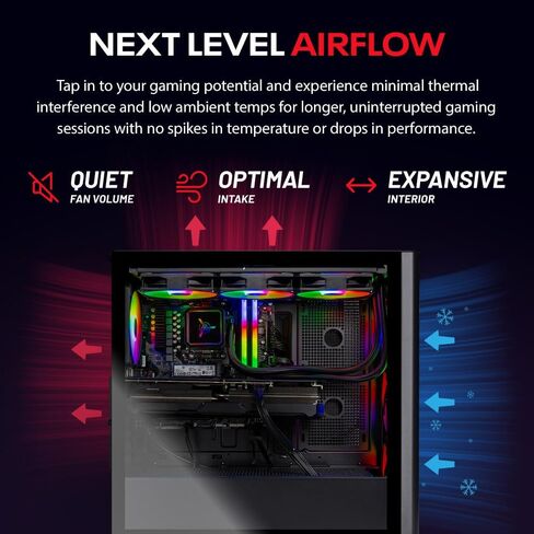 Skytech Viper Gaming PC سطح مكتب ، Ryzen 7 9800x3d 4.7 GHz (5.2 GHz Turbo) ، NVIDIA RTX 5080 16GB ، 2TB NVME SSD ، 64GB DDR5 RAM 6000 RGB ، 850W GOLD ATX 3 PSU ، 360MM ARGB AIO ، WI-FI ، WIN 11 in Kuwait