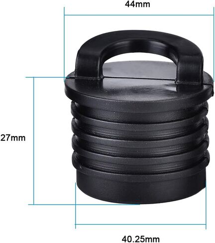 سدادات القوارب ، 4 PCS قوارب زورق قوارب قوارب القوارب Scupper سدادة سدادة استنزاف الثقوب المقابس الملحقات سود in Saudi Arabia